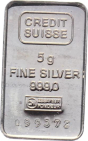 5 Gramm Silberbarren Credit Suisse